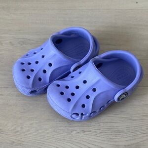 CROCS Toddler Shoes Lavender Size 6